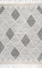 Ivory Harlequin Pattern Area Rug 120x180 cm