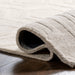 Ivory Honeycomb Wool Area Rug 120x180 cm
