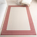 Ivory Monochrome Indoor Outdoor Area Rug 120x180 cm