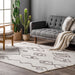 Ivory Moroccan Washable Wool Rug 140x200 cm