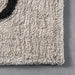Ivory Shag Area Rug 80x150 cm