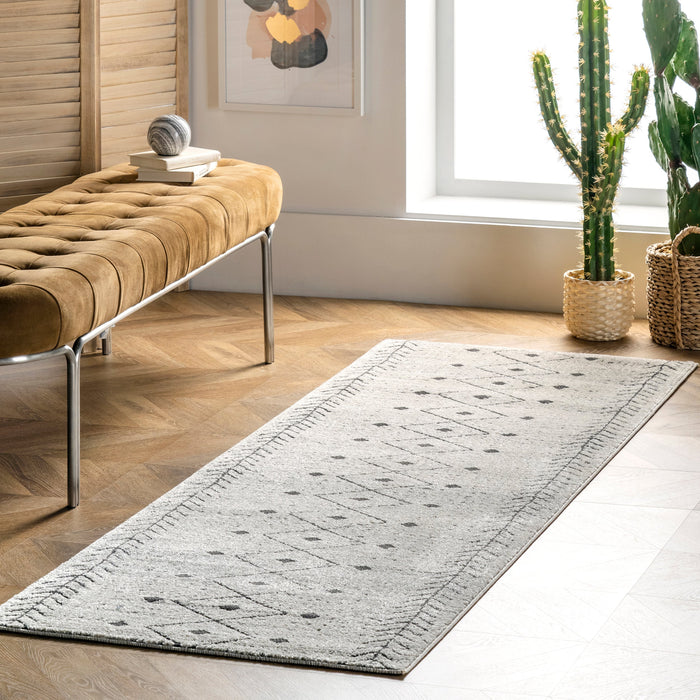 Ivory Spotted Helix Area Rug 120x180 cm