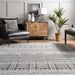Ivory Trellis Area Rug 160x230 cm