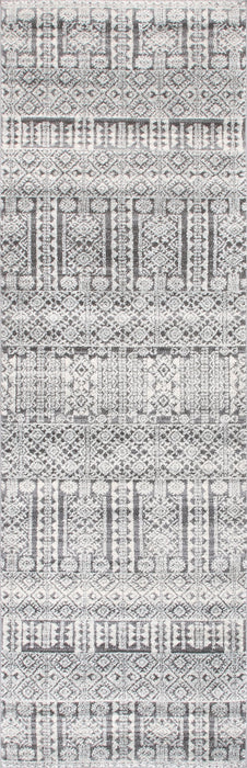 Ivory Trellis Area Rug 160x230 cm Soft Durable Design