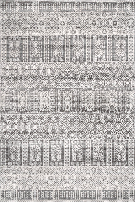 Ivory Trellis Area Rug 160x230 cm