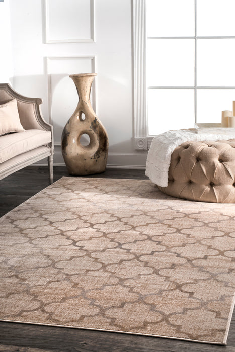 Ivory Trellis Viscose Area matto 120x180 cm