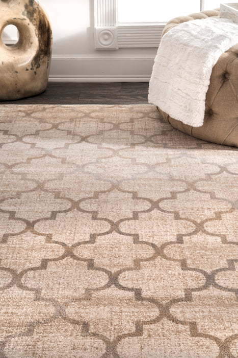 Ivory Trellis Viscose Area matto 120x180 cm