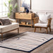 Ivory Western Desert Area Rug with Textured Weave