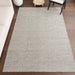 Ivory Wool Diamond Area Rug 150x240 cm