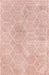 Jacqueline Pink Hexagon Pattern Trellis Area -matto