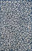 Tappeto per interni ed esterni Jaelyn con stampa leopardata blu, 120x180 cm