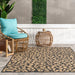 Jaelyn Dark Grey Leopard Print Indoor Outdoor Area Rug 160x230 cm