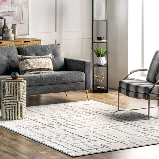 Jasmine Beige Lattice Area Rug 160x230 cm