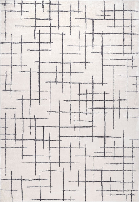 Jasmine Beige Lattice Area Rug 160x230 cm