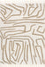 Jayla Modern Abstract Area Rug in Ivory Color