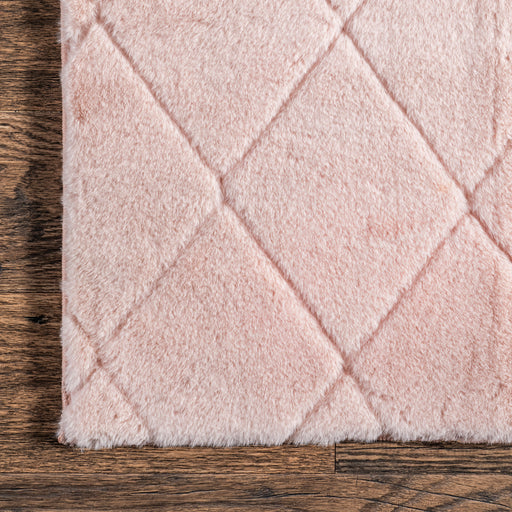 Jaylene Blush Cloud Washable Area Rug 152x244 cm