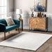 Jaylene Plush Cloud Washable Area Rug 152 Cm White