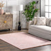 Jaylene Trellis Plush Cloud Washable Area Rug 120x180 cm Blush