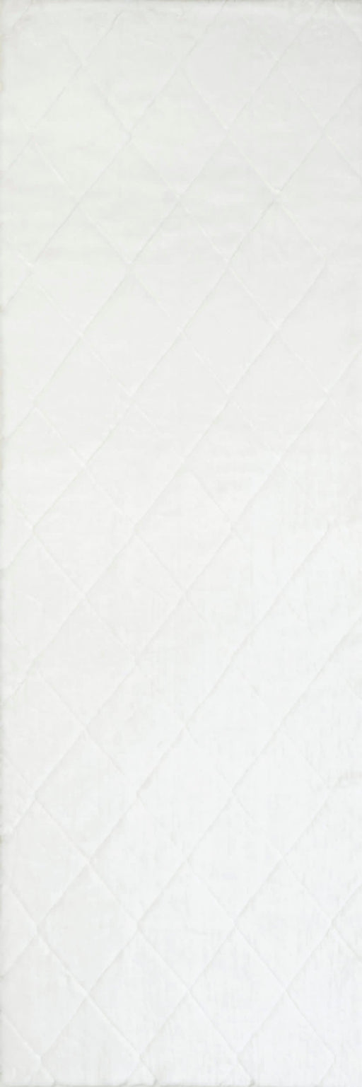 Jaylene Trellis Plush Cloud Washable Area Rug 152x244 cm