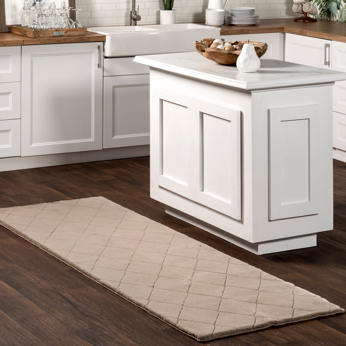 Jaylene Washable Plush Cloud Rug 120x180 cm Taupe