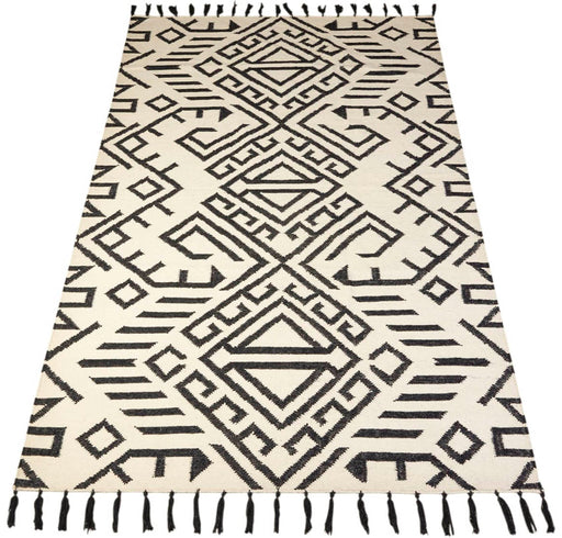 Jazmin JZM06 Black White Rug