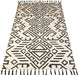 Jazmin JZM06 Black White Rug