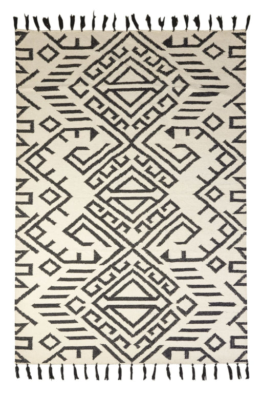 Jazmin JZM06 Black White Rug