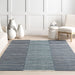 Tappeto Jazmin a righe per interni ed esterni Blu 60x90 cm