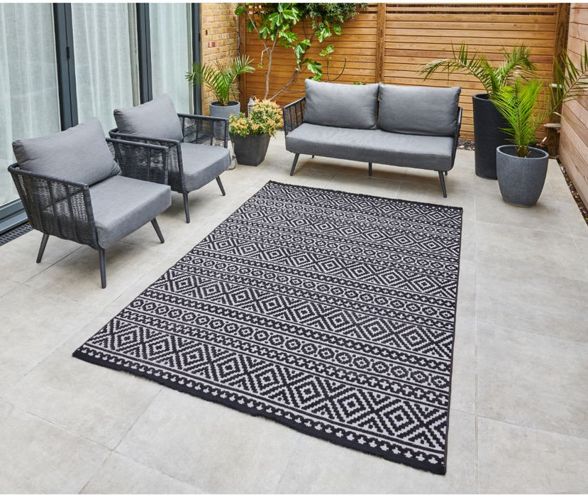 Jazz JAZ03 Grey Black Rug