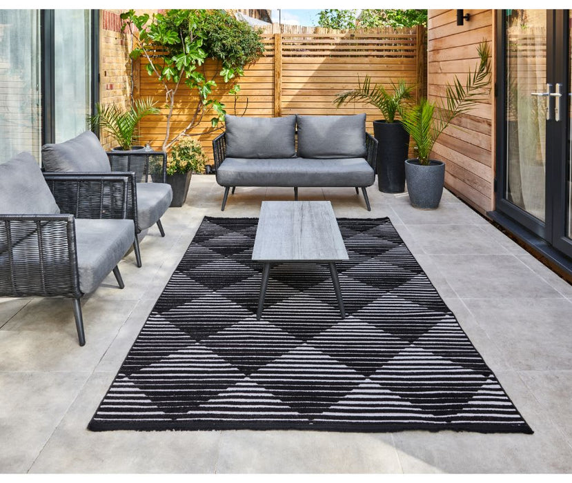 Jazz JAZ09 Grey Black Rug