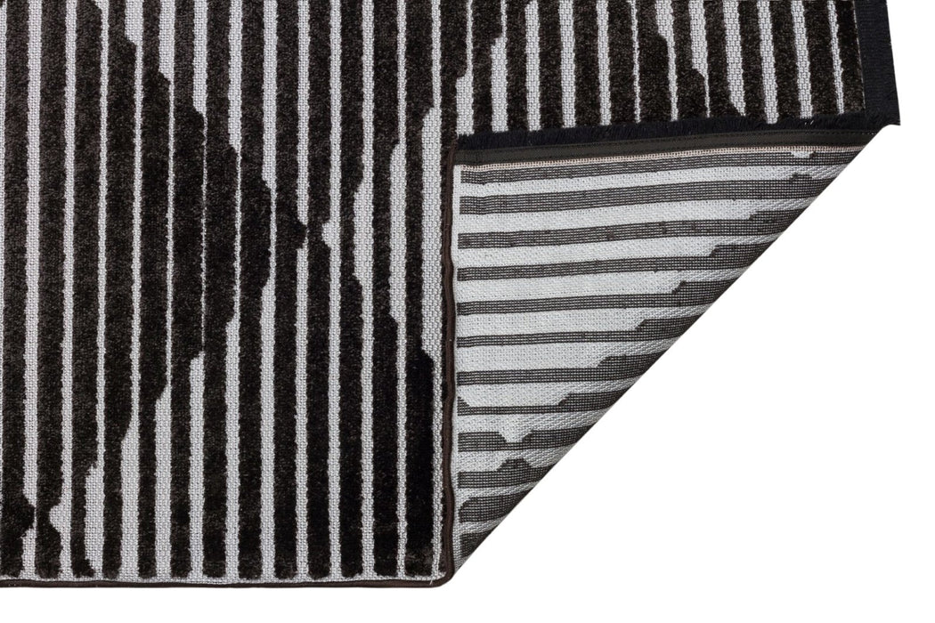 Jazz JAZ09 Grey Black Rug