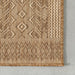 Jessenia Banded Area Rug 152x213 cm Beige Indoor Outdoor