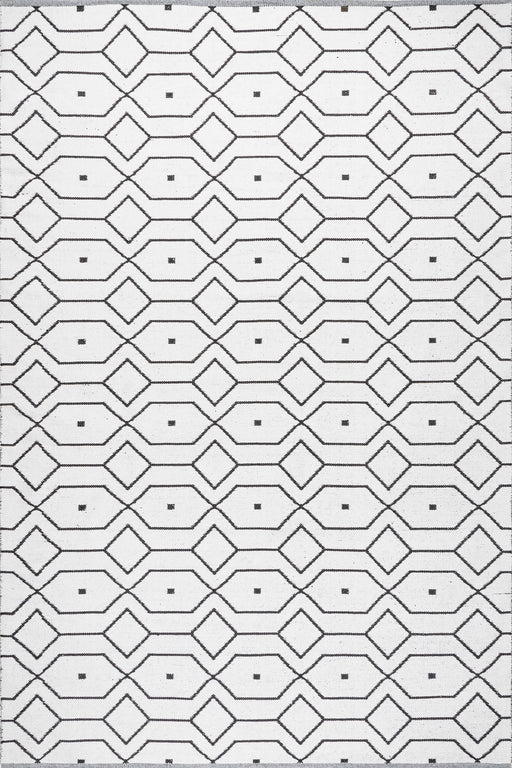 Jessica Cotton Trellis Area Rug 152 Cm Ivory