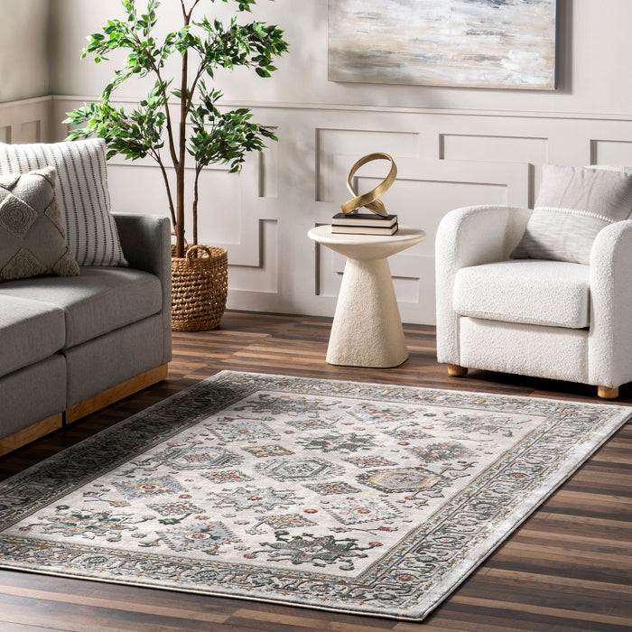 Joanna Medallion vloerkleed 160x230 cm beige