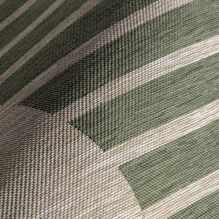 Jordan Striped Indoor Outdoor Rug 152 Cm Green