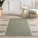 Jordan Striped Indoor Outdoor Rug 152 Cm Green