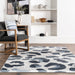 Josie Abstract Skyscape Area Rug in Light Grey 152 cm x 244 cm