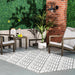 Juniper Diamond Grey Indoor Outdoor Rug 120x180 cm