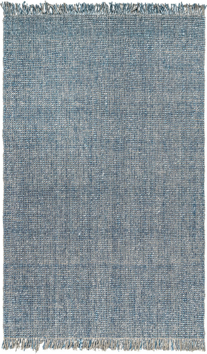 Jute And Wool Area Rug 150x90 Centimeters Grey