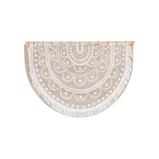 Jute And Wool Wall Hanging Decor
