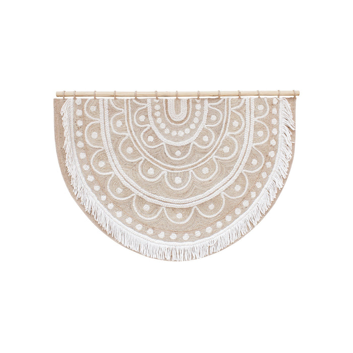 Jute And Wool Wall Hanging Decor