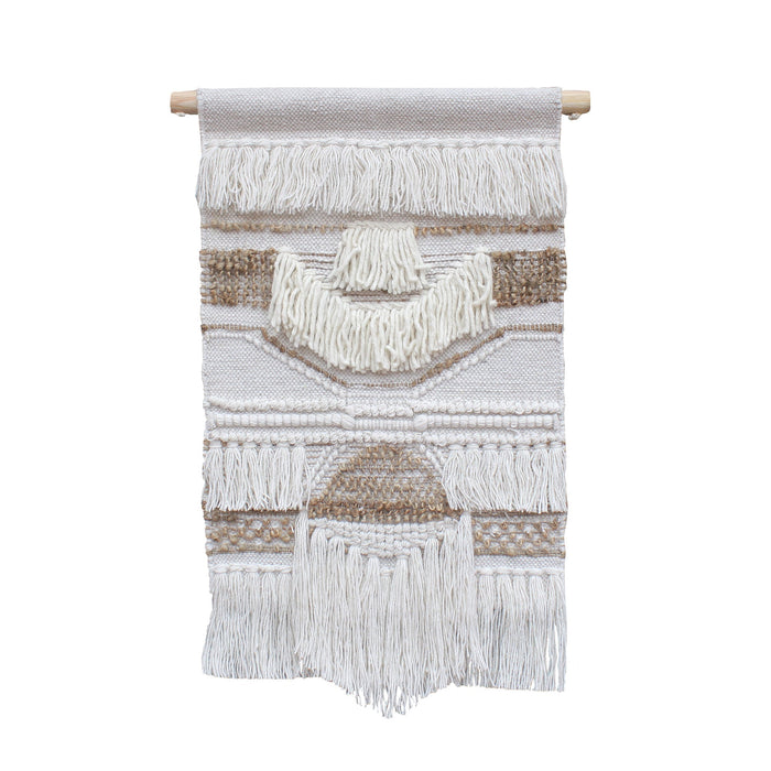 Jute And Wool Wall Hanging Decor