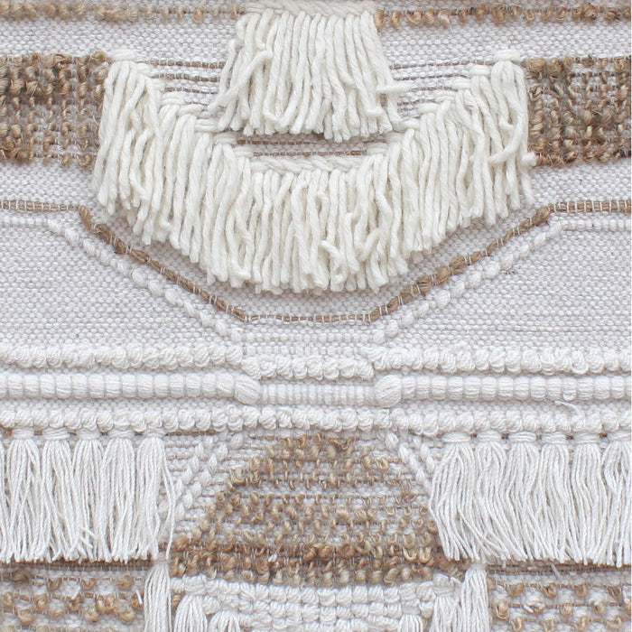 Jute And Wool Wall Hanging Decor