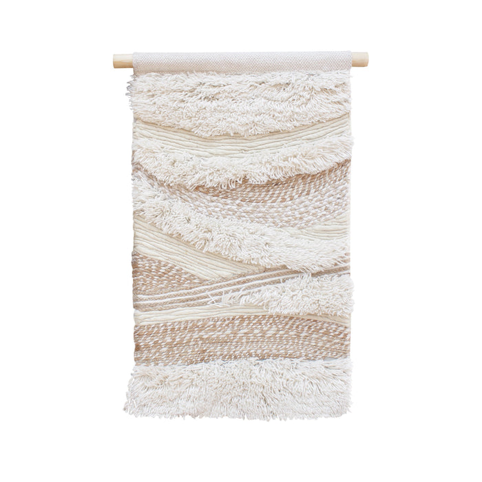 Jute And Wool Wall Hanging Decor 50cm x 60cm