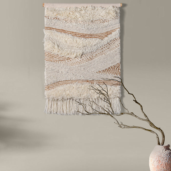 Jute And Wool Wall Hanging Décor