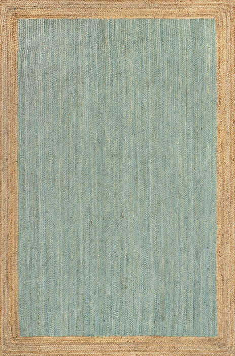 Jute Area Rug Green Soft Underfoot Various Sizes Available