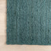 Jute Braided Area Rug 100% Jute Hunter Green 60x90 cm