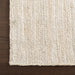 Jute Braided Area Rug 100% Natural Material Off White
