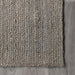 Jute Braided Area Rug 90 cm Grey