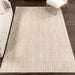 Jute Braided Rug 100% Natural Fiber Off White 150cm